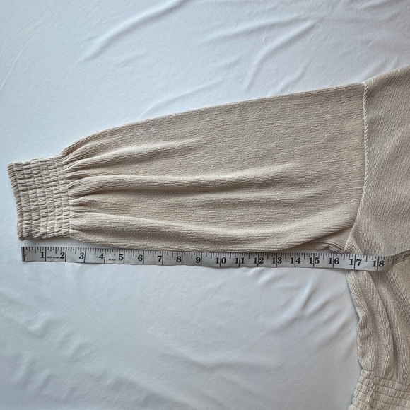Zara Beige Knit stretchy Sweater small - Picture 7 of 13